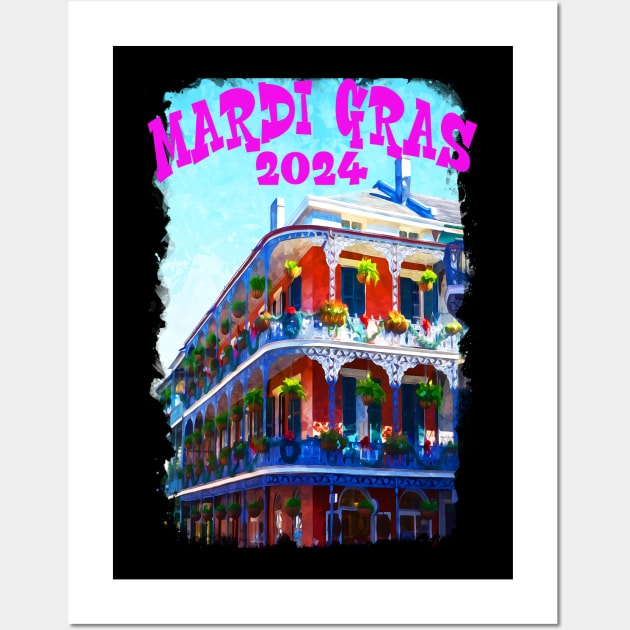 MARDI GRAS 2024 Wall Art by Cult Classics